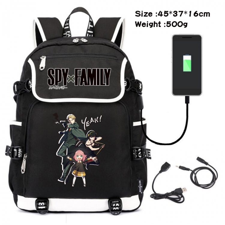 SPY×FAMILY Animation data backpack backpack student bag 45X37X16CM