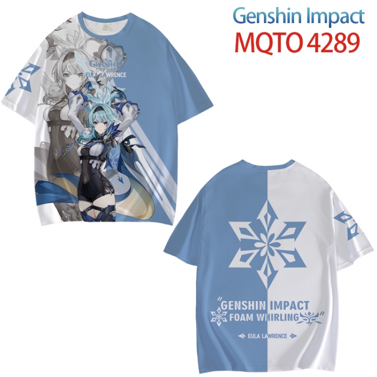 Genshin Impact  Full color printed short sleeve T-shirt from XXS to 4XL  MQTO4289