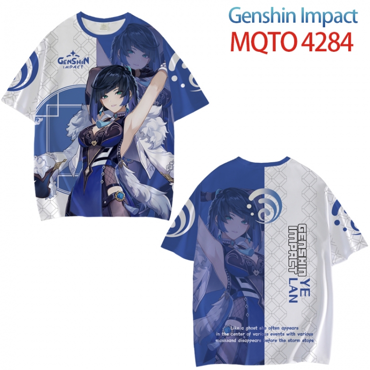 Genshin Impact  Full color printed short sleeve T-shirt from XXS to 4XL  MQTO4284