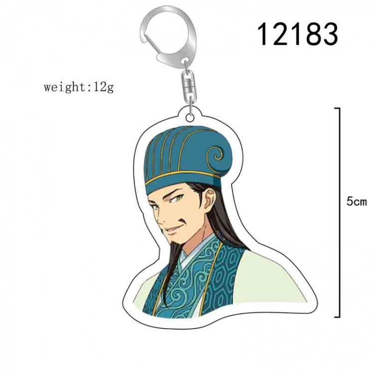 paiduilangkezhugekongming Anime acrylic Key Chain  price for 5 pcs   12183