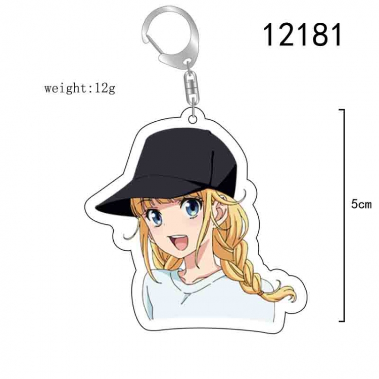 paiduilangkezhugekongming Anime acrylic Key Chain  price for 5 pcs   12181