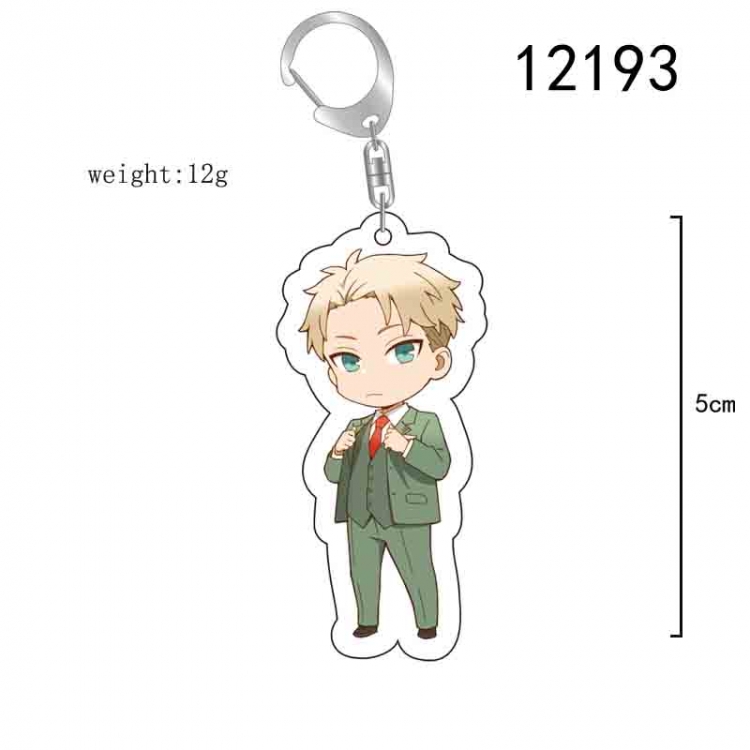 SPY×FAMILY Anime acrylic Key Chain  price for 5 pcs