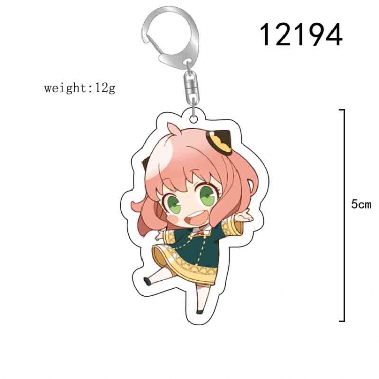 SPY×FAMILY Anime acrylic Key Chain  price for 5 pcs