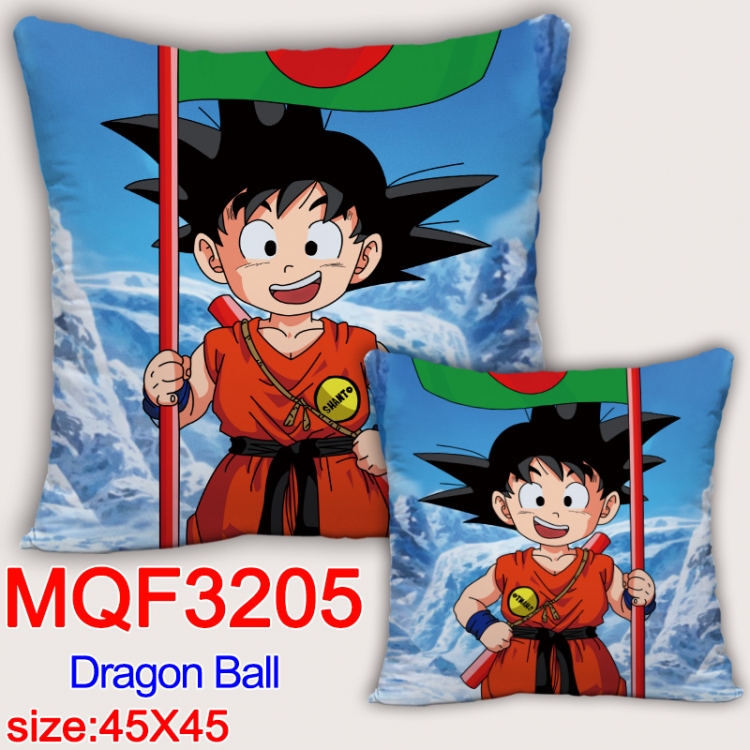DRAGON BALL Anime square full-color pillow cushion 45X45CM NO FILLING MQF-3205