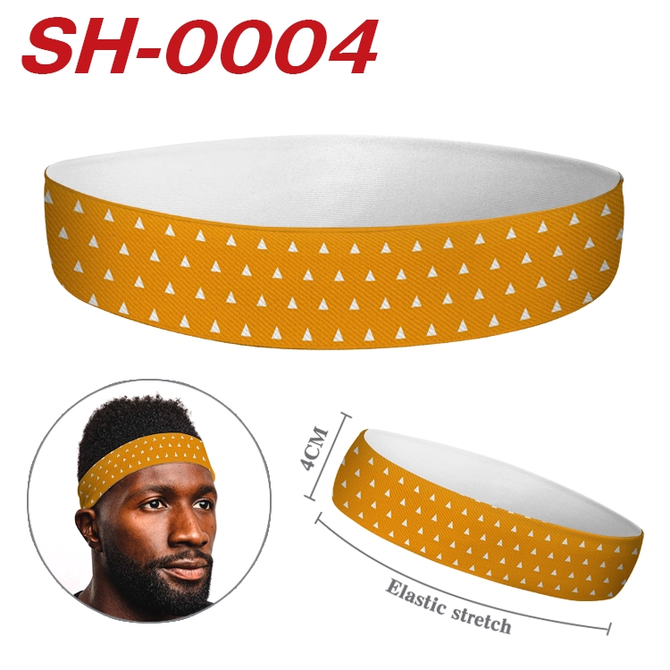 Demon Slayer Kimets Anime Stretch Sports Sweatband price for 5 pcs SH0004