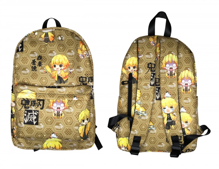 Demon Slayer Kimets Anime Peripheral Printing Student Backpack School Bag Backpack