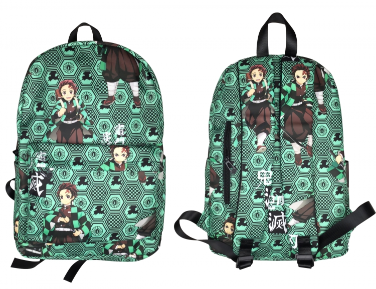 Demon Slayer Kimets Anime Peripheral Printing Student Backpack School Bag Backpack