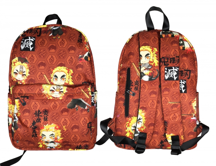 Demon Slayer Kimets Anime Peripheral Printing Student Backpack School Bag Backpack