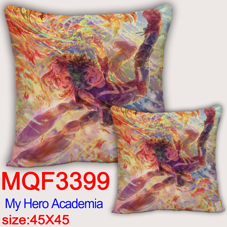 My Hero Academia Anime square full-color pillow cushion 45X45CM NO FILLING MQF-3399