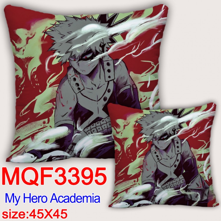 My Hero Academia Anime square full-color pillow cushion 45X45CM NO FILLING  MQF-3395