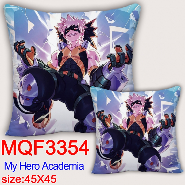 My Hero Academia Anime square full-color pillow cushion 45X45CM NO FILLING MQF-3354