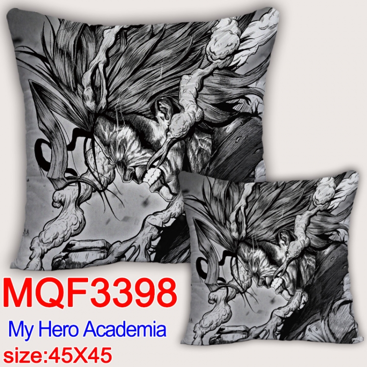 My Hero Academia Anime square full-color pillow cushion 45X45CM NO FILLING MQF-3398