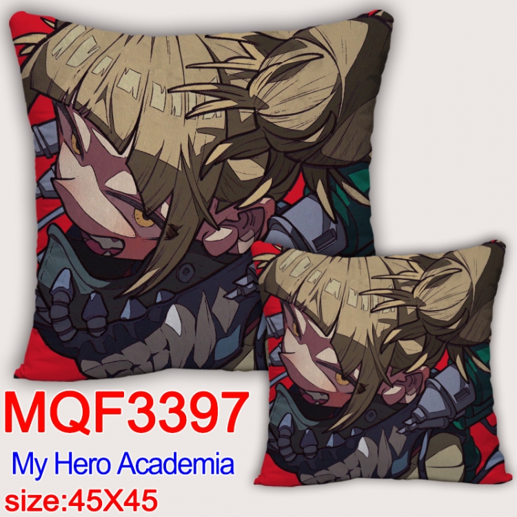 My Hero Academia Anime square full-color pillow cushion 45X45CM NO FILLING  MQF-3397