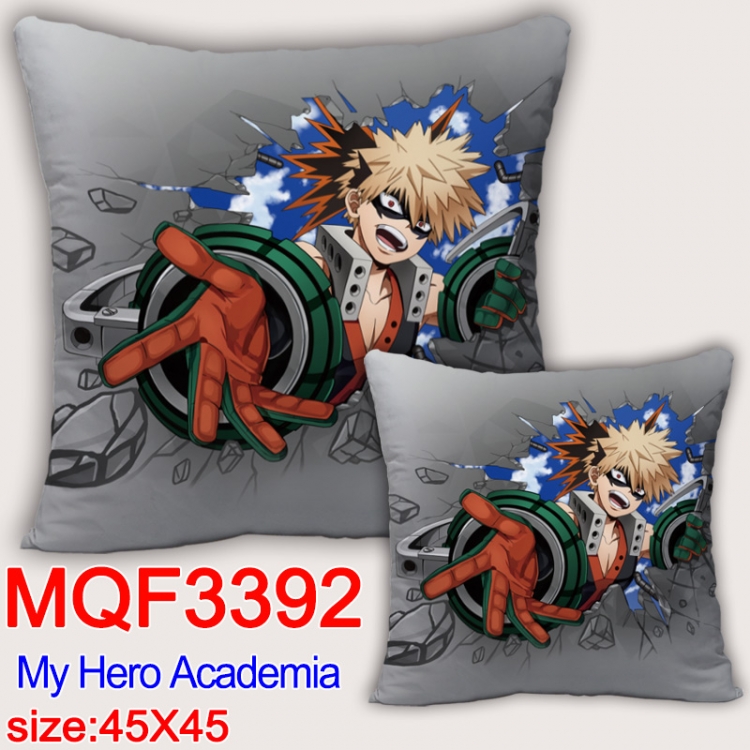 My Hero Academia Anime square full-color pillow cushion 45X45CM NO FILLING MQF-3392