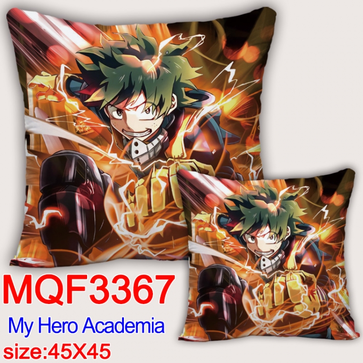 My Hero Academia Anime square full-color pillow cushion 45X45CM NO FILLING MQF-3367