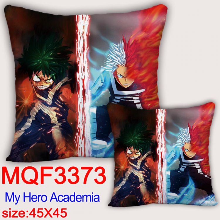 My Hero Academia Anime square full-color pillow cushion 45X45CM NO FILLING MQF-3373