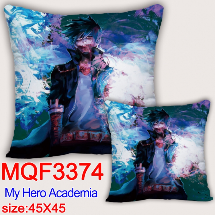 My Hero Academia Anime square full-color pillow cushion 45X45CM NO FILLING MQF-3374