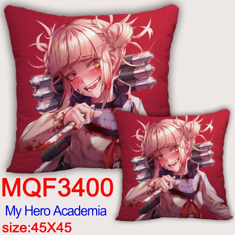 My Hero Academia Anime square full-color pillow cushion 45X45CM NO FILLING MQF-3400