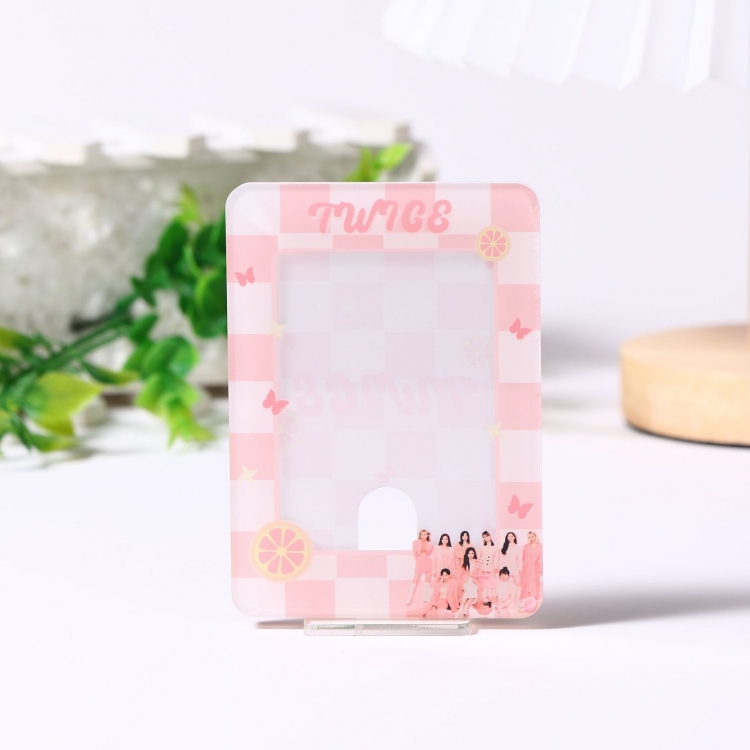  TWICE Star surrounding Acrylic card stand display stand card set 7.5X10.5CM price for 2 pcs