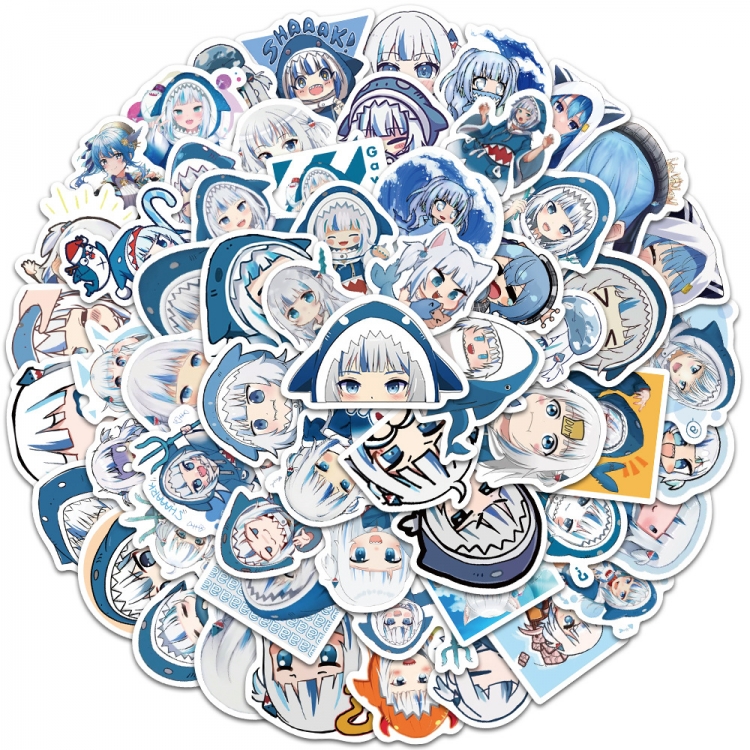 Hololive vtuber Doodle stickers Waterproof stickers a set of 60 price for 5 sets