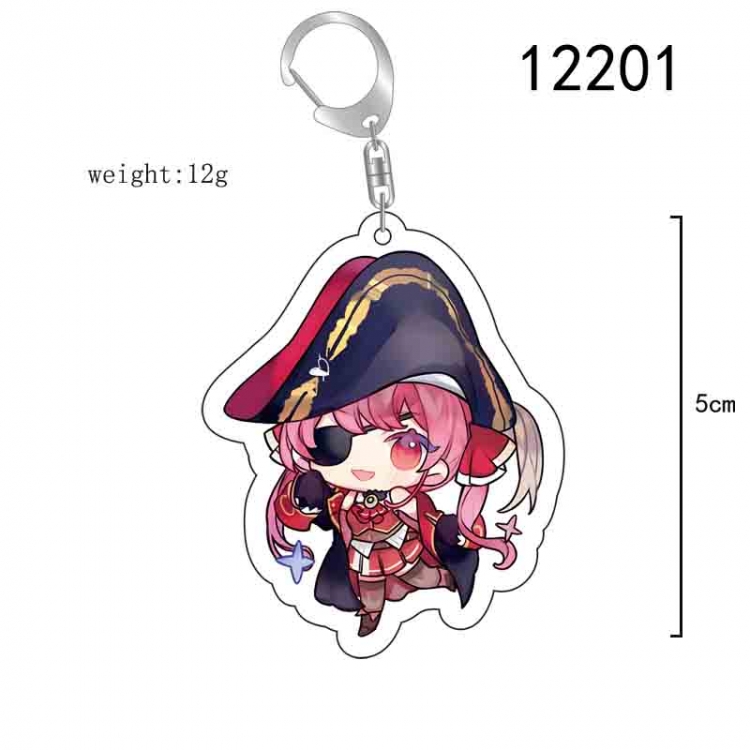 Virtual YouTuber Anime acrylic Key Chain  price for 5 pcs 12201