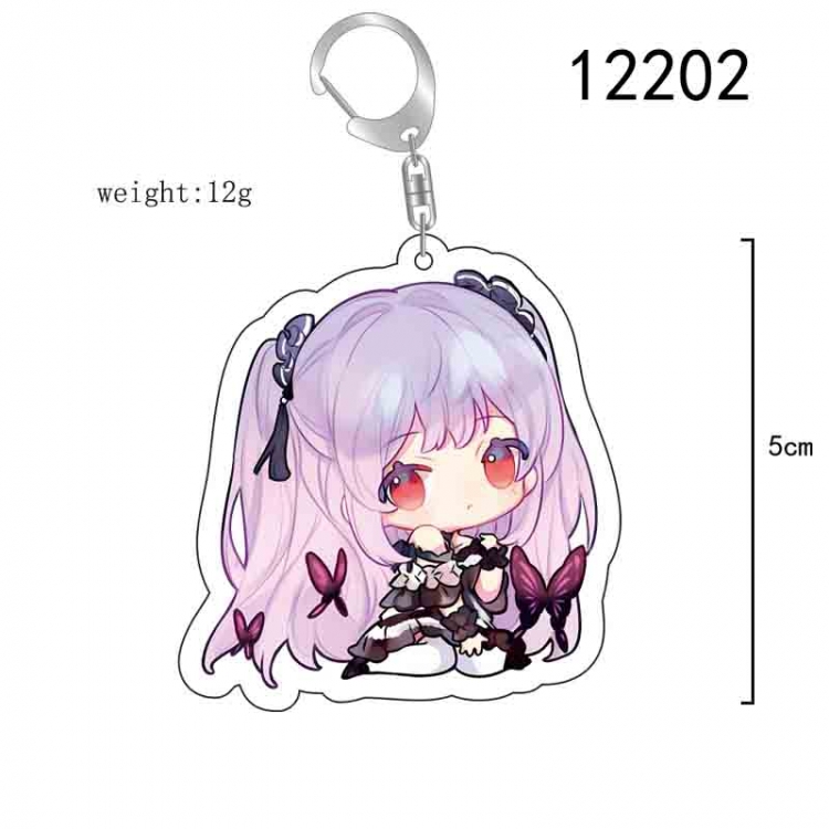 Virtual YouTuber Anime acrylic Key Chain  price for 5 pcs 12202