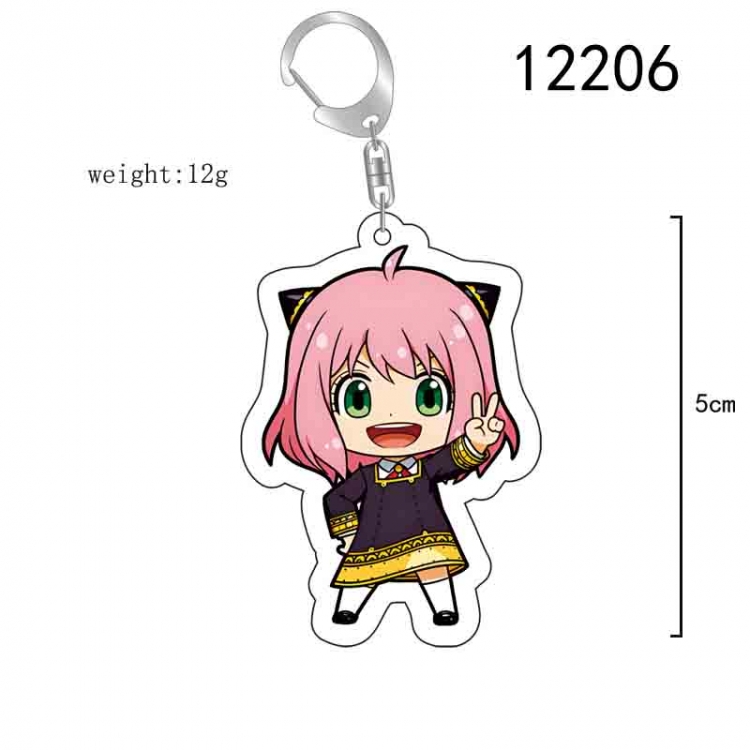 SPY×FAMILY Anime acrylic Key Chain  price for 5 pcs 12206