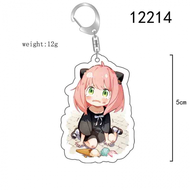 SPY×FAMILY Anime acrylic Key Chain  price for 5 pcs 12214