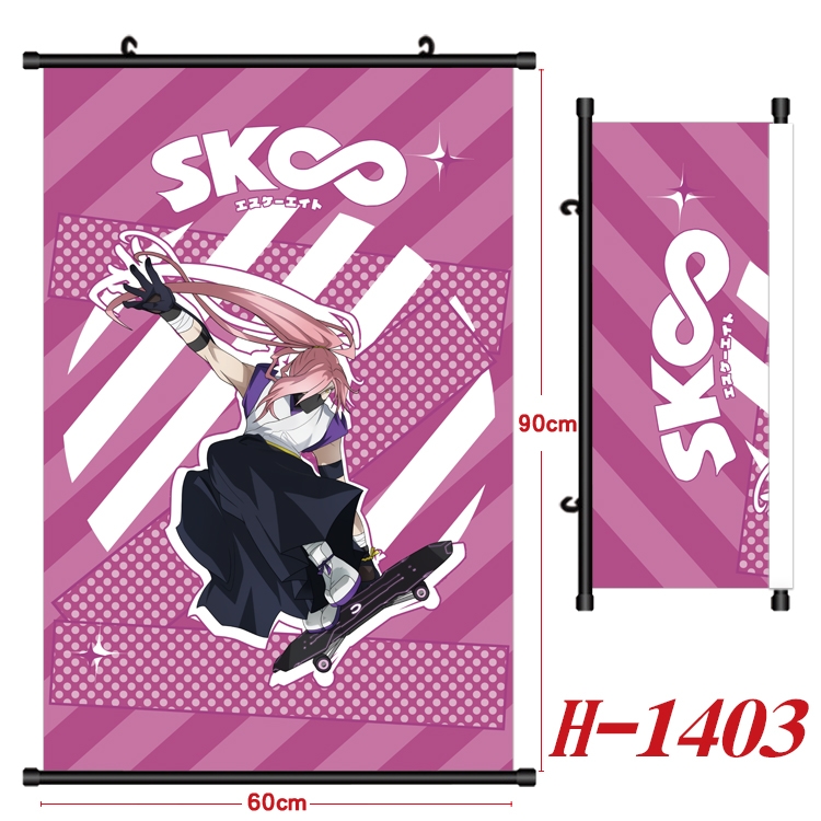 SK∞ Anime Black Plastic Rod Canvas Painting 60X90CM H-1403