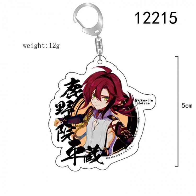 Genshin Impact Anime acrylic Key Chain  price for 5 pcs 12215