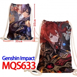 Genshin Impact Canvas Drawstri...