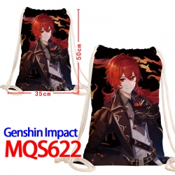 Genshin Impact Canvas Drawstri...