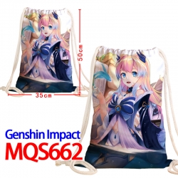 Genshin Impact Canvas Drawstri...