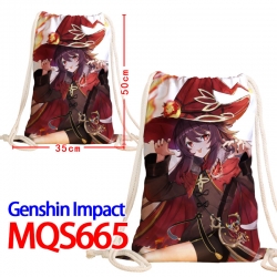 Genshin Impact Canvas Drawstri...