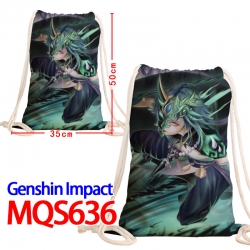 Genshin Impact Canvas Drawstri...