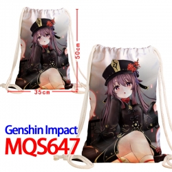 Genshin Impact Canvas Drawstri...