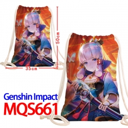 Genshin Impact Canvas Drawstri...