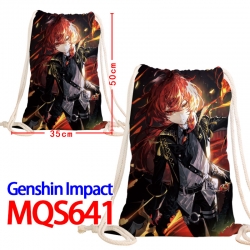 Genshin Impact Canvas Drawstri...