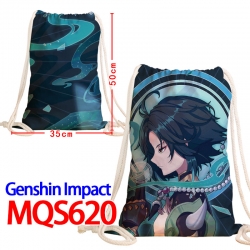 Genshin Impact Canvas Drawstri...