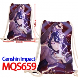 Genshin Impact Canvas Drawstri...