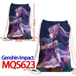 Genshin Impact Canvas Drawstri...