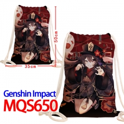 Genshin Impact Canvas Drawstri...