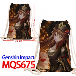 Genshin Impact Canvas Drawstri...