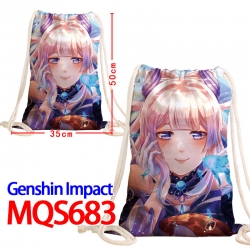 Genshin Impact Canvas Drawstri...