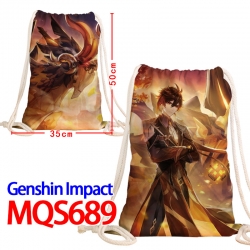 Genshin Impact Canvas Drawstri...