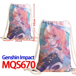 Genshin Impact Canvas Drawstri...