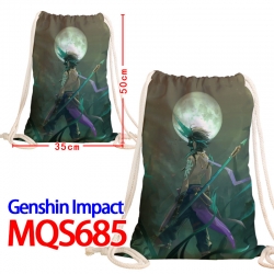 Genshin Impact Canvas Drawstri...