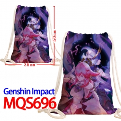 Genshin Impact Canvas Drawstri...