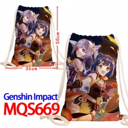 Genshin Impact Canvas Drawstri...