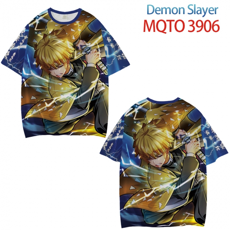 Demon Slayer Kimets Full color printed short sleeve T-shirt from XXS to 4XL MQTO 3906